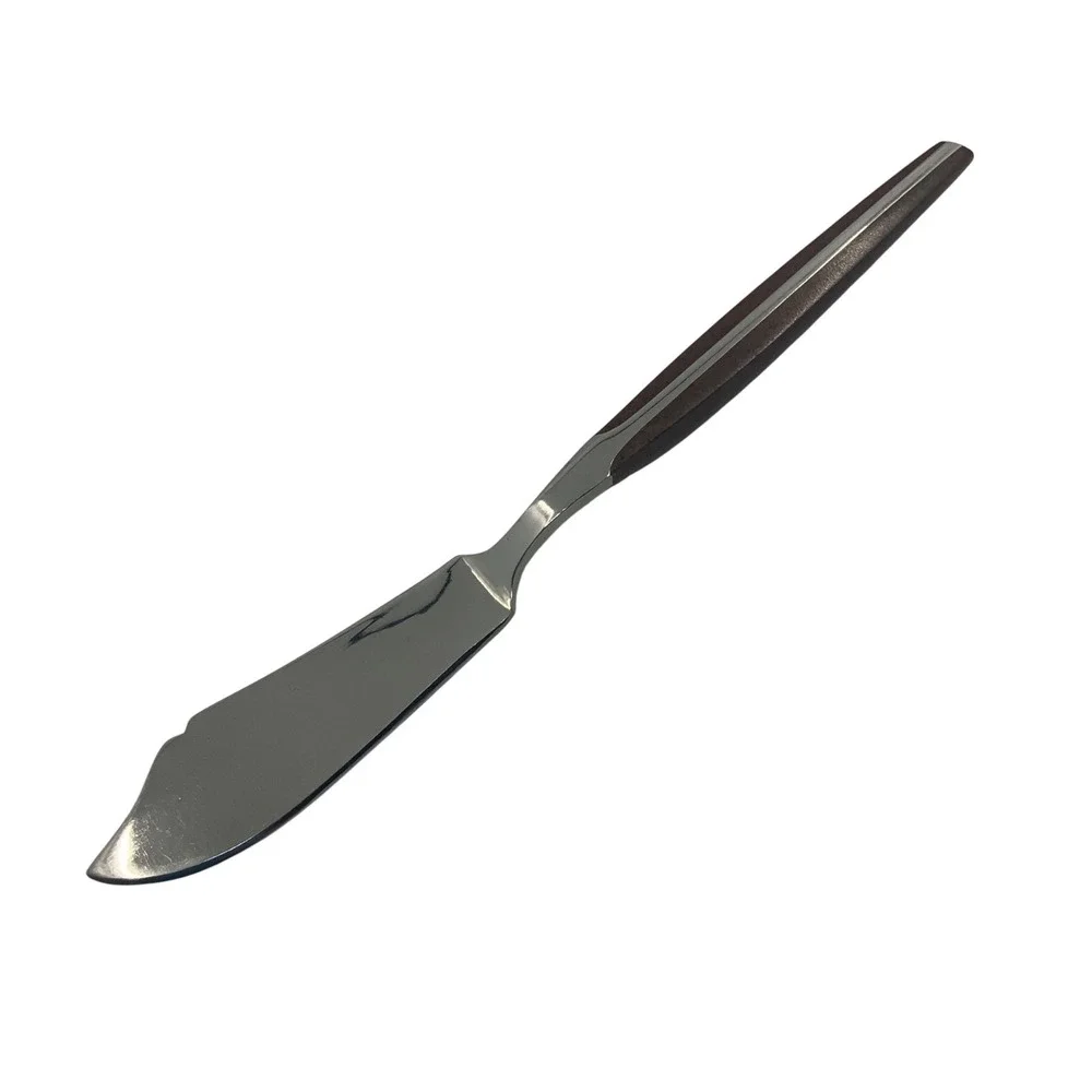 Vintage Weldon Master Butter Knife Stainless Steel Brown 6.25in